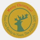 Search for red headed stickers Reindeer