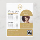Search for cosmetics flyers Hair stylist
