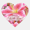 Search for stargazer lily stickers Pink flowers