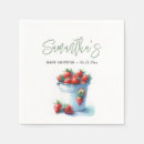 Search for strawberry napkins Mother to be