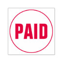 Search for paid rubber stamps Paid in full