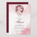 Search for maroon bridal shower invitations Roses