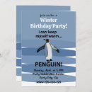 Search for penguin party invitations Animal