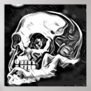 Search for black and white skull art Horror