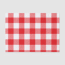Search for red and white gingham tissue paper Lumberjack