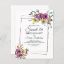Search for geometric sweet 16 invitations Flowers