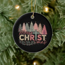 Search for faith christmas tree decorations Jesus