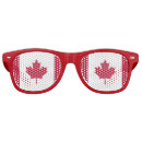 Search for flag of canada sunglasses Red