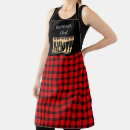 Search for red gingham aprons Chef