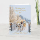 Search for carriage christmas cards Winter wonderland