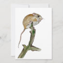 Search for tree mouse invitations Watercolor