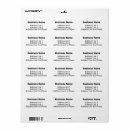 Search for business labels Black and white
