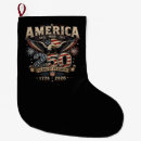 Search for happy birthday christmas stockings America 250
