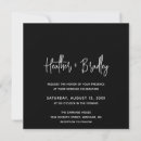 Search for black wedding invitations Modern