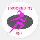 Search for runner girl stickers Jogging