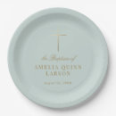 Search for baptism paper plates Cross