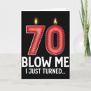 Search for turning 70 birthday cards 70th