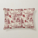 Search for red toile cushions Toile de jouy