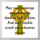 Search for celtic blessing posters Shamrocks