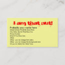 Search for nuts business cards Funny