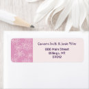 Search for elegant pink return address labels Contemporary