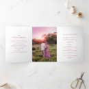 Search for tri fold wedding programs Rustic