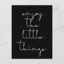 Search for little things postcards Enjoy