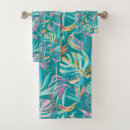 Search for tropical bath towels Flowers