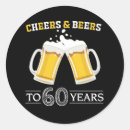 Search for cheers to 60 years stickers For him