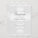 Search for damask christening invitations Girl