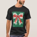 Search for red christmas bow tshirts Coquette