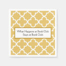 Search for book club napkins Reading