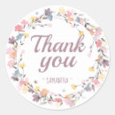Search for pretty thank you stickers Floral