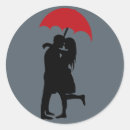 Search for red umbrella stickers Couple