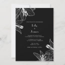 Search for white lily wedding invitations Modern