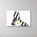 Search for white daisy canvas prints Black