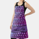 Search for magenta pink aprons Purple