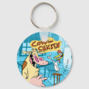 Search for 90s cartoon key rings Cow and chicken