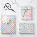 Search for holographic wrapping paper Cute