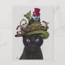 Search for black cat postcards Cute pets