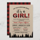 Search for buffalo plaid baby shower invitations Rustic
