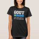 Search for gout apparel tshirts Podagra