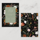 Search for floral wedding enclosure cards Botanical
