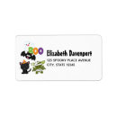 Search for happy cat return address labels Halloween