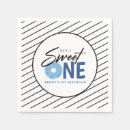 Search for sweet one birthday decor Blue