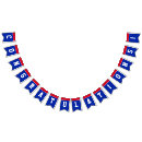 Search for orange and blue bunting flags Congratulations