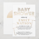 Search for gold foil baby shower invitations Gender neutral
