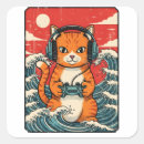 Search for japanese cat stickers Cute