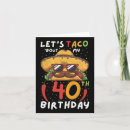 Search for taco birthday cards Cinco de mayo