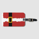 Search for santa claus luggage tags Red